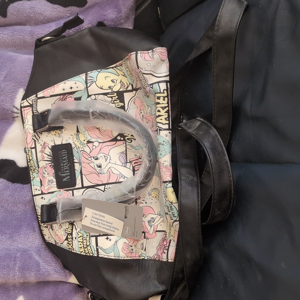 Disney Princess Comic Satchel - Black and Multicolor